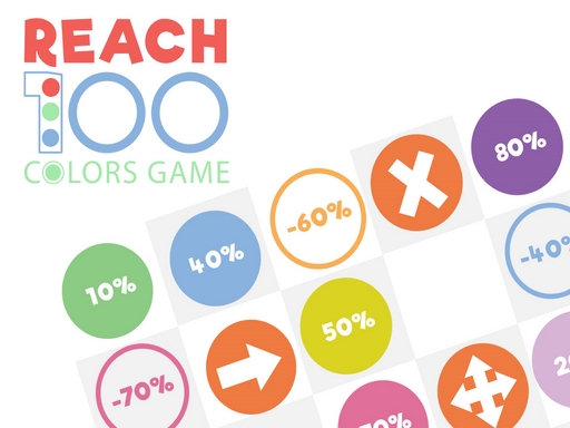 Reach 100 : Colors Game  Online